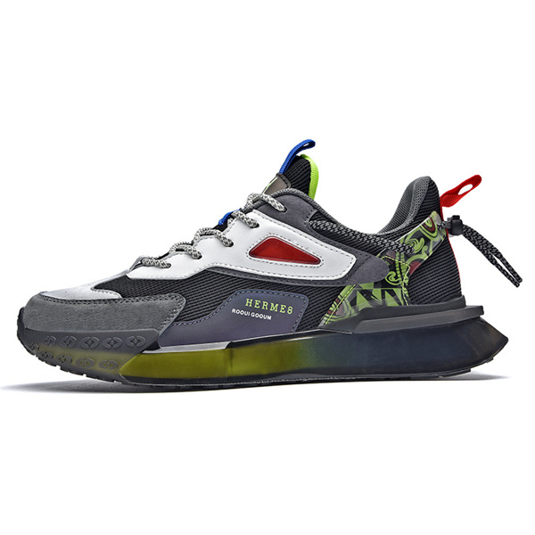 Scarpe da Ginnastica Running Uomo (Bianco/Nero/Grigio)- 2109